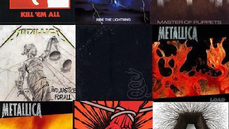 Metallica Albums in Order Images