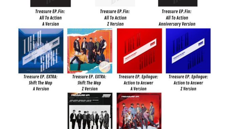  Ateez Albums in Order Images