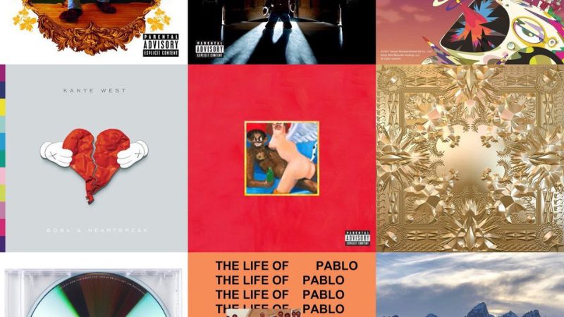 Kanye West Albums in Order Images