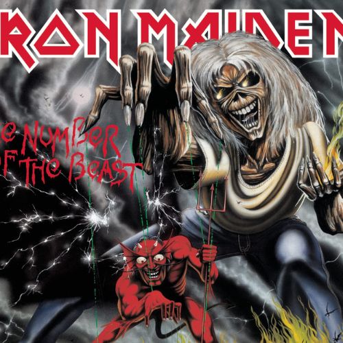 Iron maiden The Number of the Beast album images