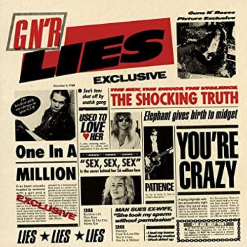 Guns N' Roses Album G N' R Lies image