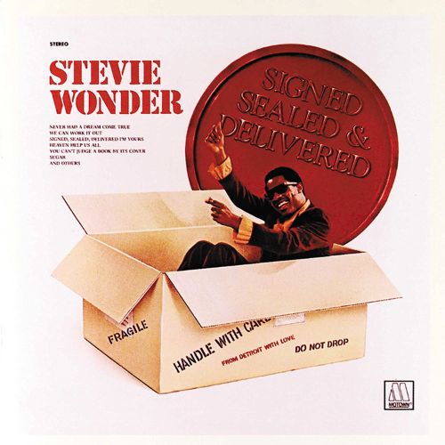 Stevie Wonder Album Signed, Sealed & Delivered image